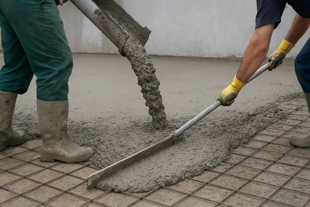 بتن ریزی کف