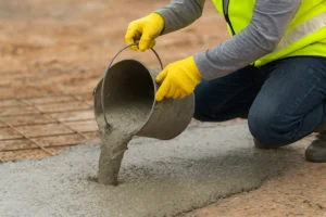 بتن روان با فوق روان کننده بتن